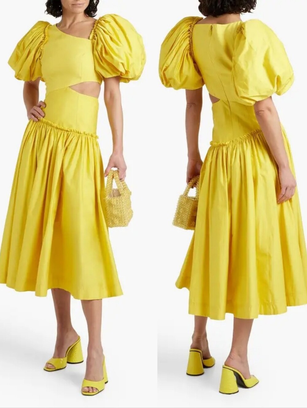 New Aje Chateau Midi Dress - Picture 1 of 16